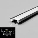 GobekUsa LED Aluminum Profile Recessed U/YW-Shape Hidden Channel Milky Cover Bar Strip Light