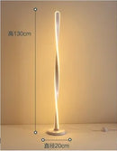 GobekUsa Art Deco Spiral Shade Floor Lamp - Modern Minimalist Stand Light