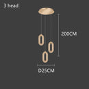 GobekUsa Gold Lustre Oval Acrylic Chandelier for Dining and Living Spaces