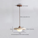 GobekUsa Glass Ball LED Pendant Light Yellow for Home Decor Dining Living Room