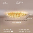 GobekUsa Crystal Teardrop Gold Ceiling Chandelier for Elegant Living Room Bedroom Dining Kitchen