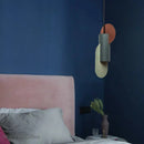 GobekUsa Green Cylindrical LED Pendant Light - Nordic Modern Single Head Hanging Lamp