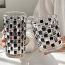 GobekUsa Black Rattan Frame Glass Cups Set - High-Value Drinkware Gift