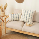 GobekUsa Bohemian Tassel Cushion Cover: Handmade Geometric Crochet Pillowcases