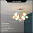 GobekUsa Glass Hanging Ceiling Lamp for Kids Room, Living Room, Bedroom - Modern Chandelier & Home Decor