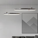 GobekUsa Circular All-Copper Italian Style LED Pendant Lamp for Living Room and Bedroom
