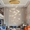 GobekUsa Butterfly Chandelier: Nordic Staircase Pendant Lamp for Living Room Ceiling Light