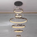 GobekUsa Crystal Chandelier Stair Pendant Lamp Living Room Pendant Lights Interior Lighting
