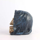 GobekUsa Gothic Resin Skull Statue Decor for Halloween Horror Party