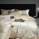 GobekUsa High Quality Brocade Jacquard Cotton Luxury Bedding Set: 1 Duvet, 1 Sheet, 2 Pillowcases