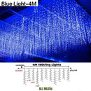 GobekUsa Icicle LED String Lights: Festive Outdoor Christmas Decoration for Party, Patio, Garden