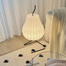 GobekUsa Japanese Silk Floor Lamp: Wabi Sabi LED Fabric Lamp for Living Room & Bedroom