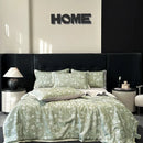 GobekUsa Cool Silk Summer Quilt Set with Sheets & Pillowcases