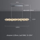GobekUsa Crystal LED Pendant Lights | Dimmable Ring Hanging Lamp | Modern Luxury Decor Fixtures