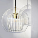 GobekUsa Gold Glass Ball Pendant Light for Dining Room & Bedroom Decor