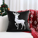 GobekUsa Christmas Cartoon Embroidered Pillow Cover Set for Festive Home Decor