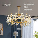 GobekUsa Butterfly Chandelier: Modern LED Dimmable Pendant Lamp Luxe Crystal Decor-Light 2024