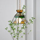GobekUsa Glass Brass Pendant Lamp, Adjustable Loft LED Light for Kitchen Bar Balcony