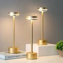 GobekUsa LED Touch Table Lamp: Rechargeable Three-tone Lighting for Living Room, Bedroom, Study.