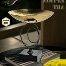 GobekUsa Gold Metal Fruit Bowl Tray for Modern Luxury Home Decor