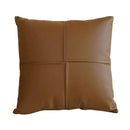 GobekUsa Ivory Leather Pillow Cover 45x45cm for Home Decoration