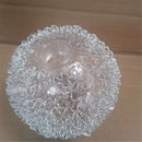 GobekUsa Glass Lampshade with Aluminum Wire for G9 Bulb Cover and 20mm Hole