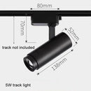 GobekUsa Adjustable Focus Industrial Black Track Spotlights