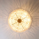 GobekUsa Dual Purpose Crystal Chandelier Ceiling Lamp for Bedroom Living Room