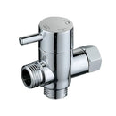 GobekUsa 3-Way Shower Head Diverter Valve | Three Function Switch Adapter - Bathroom Accessories
