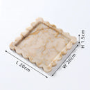 GobekUsa Calacatta Viola Marble Tray: Luxury Vanity & Kitchen Decor Tray