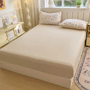 GobekUsa Double Bed Elastic Fitted Sheet - Dust-Proof Microfiber Mattress Cover