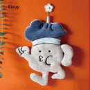 GobekUsa Cartoon Microfiber Hand Towel for Kitchen & Bathroom Decor