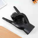 GobekUsa Gold Rock Hand Gesture Sculpture Figurine for Chic Home Decor