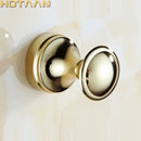 GobekUsa Antique Brass Wall Clothes Rack Hook, Bathroom Robe Hanger