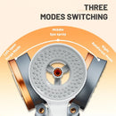 GobekUsa Dual Sided High Pressure Showerhead - 3 Modes, Water Saving