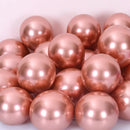 GobekUsa 12-Inch Metal Latex Confetti Balloon Set for Wedding, Birthday, Party Decorations