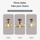 GobekUsa LED Glass Ceiling Light Chandeliers for Modern Living Room, Bedroom, Dining Room, and Corridor
