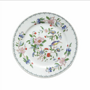 GobekUsa Chinoiserie Floral Birds Dinner Plate 8" - Oriental Art Salad Dessert Plate