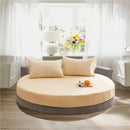 GobekUsa Cotton Round Bed Sheet Set with Elastic Band, Soft & Skin-Friendly Fitted Sheets