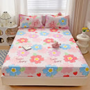 GobekUsa Japanese Style Thick Fitted Sheet for Queen/King Bed