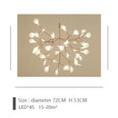 GobekUsa Luxe Chandelier: Modern Nordic Ceiling Light for Living & Dining Room