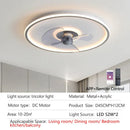 GobekUsa Ceiling Fan with LED Light & Remote Control, Ideal for Home Bedroom and Living Room