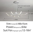 GobekUsa LED Chandeliers for Modern Living Room Bedroom Study Kitchen Lighting