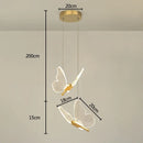GobekUsa Butterfly Wall Lamp: Nordic Style Indoor Lighting Fixture for Bedroom and Living Room