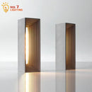 GobekUsa Concrete Stone Table Lamp Touch Dimming LED Desk Light
