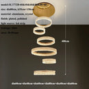 2024 GobekUsa Modern Crystal LED Chandelier for Living & Dining Room Decor