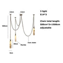 GobekUsa Gold Chrome LED Chandelier for Dining Room - 2025 Marble Design