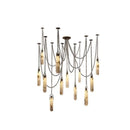 GobekUsa Gold Chrome LED Chandelier for Dining Room - 2025 Marble Design