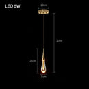 GobekUsa Crystal Bubble Pendant Chandelier for Dining Room Bedroom Restaurant Bar