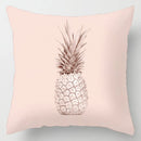 GobekUsa Geometric Leaves Print Cushion Cover for Home Decor and Comfort
